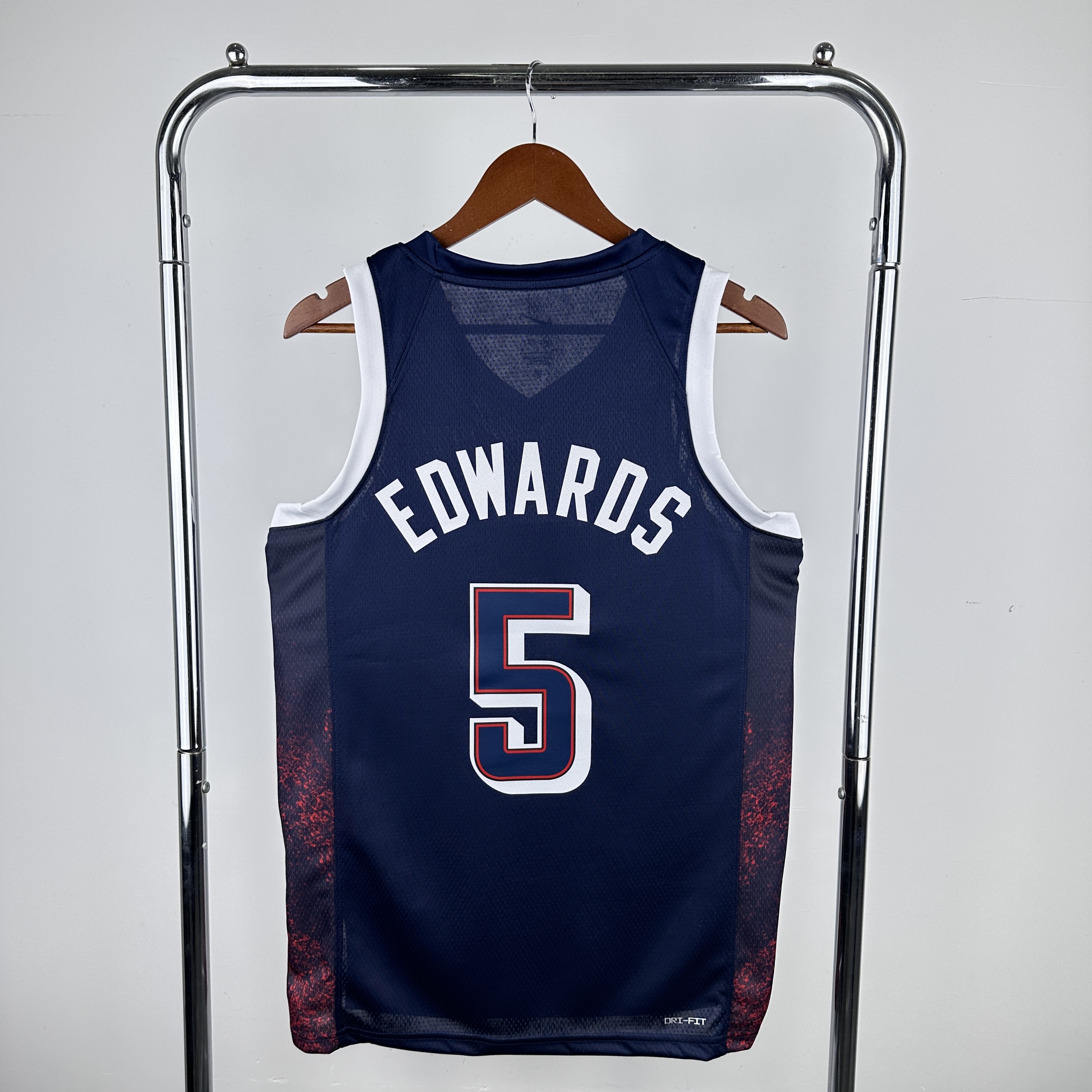2024 Olympic USA #5 Edwards Blue Nike NBA Jersey->san antonio spurs->NBA Jersey